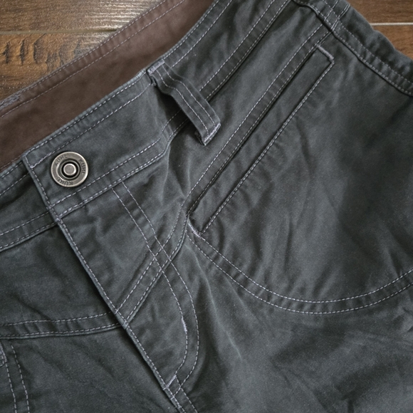 Kuhl Work Hiking Pants Gray Green Size 8 - Picture 3 of 13
